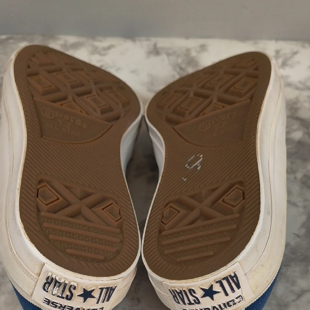 Converse All Star / Lunarlon Royal Blue Low Top  Sneakers , Size W-7 / M-5 - Picture 6 of 10